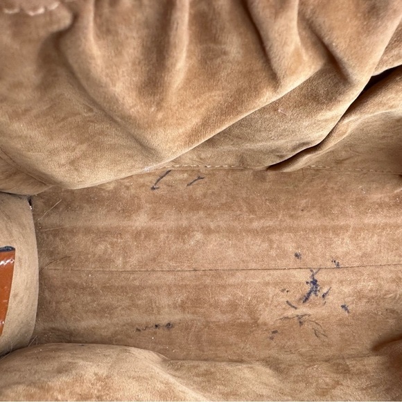 Patricia Nash Zancona Tote Shoulder Bag Studded Tan Brown Leather READ - Picture 11 of 15